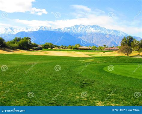 Palm Springs Mountain Views Stock Image - Image of golf, palm: 70714437