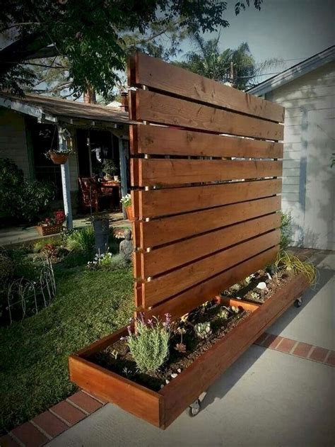 65 Good Wooden Privacy Fence Patio & Backyard Landscaping Ideas # ...