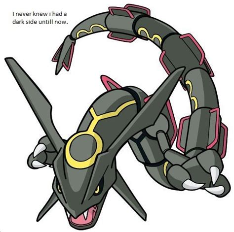 Rayquaza's dark side a.k.a shiny rayquaza. | Pokemon rayquaza, Pokemon ...