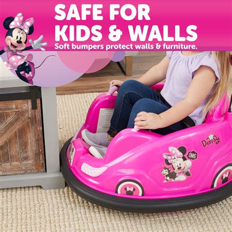 Disney's Minnie Mouse 6V Bumper Car, Battery Powered Ride On By Flybar ...