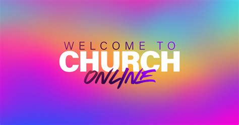 Gradience Welcome to Church Online Background