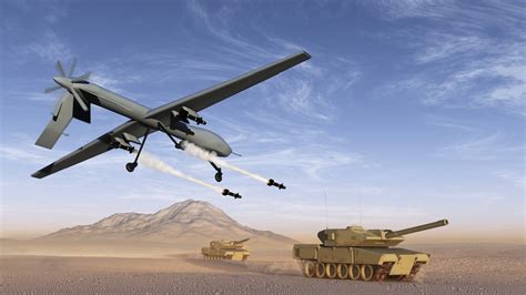 military drone range