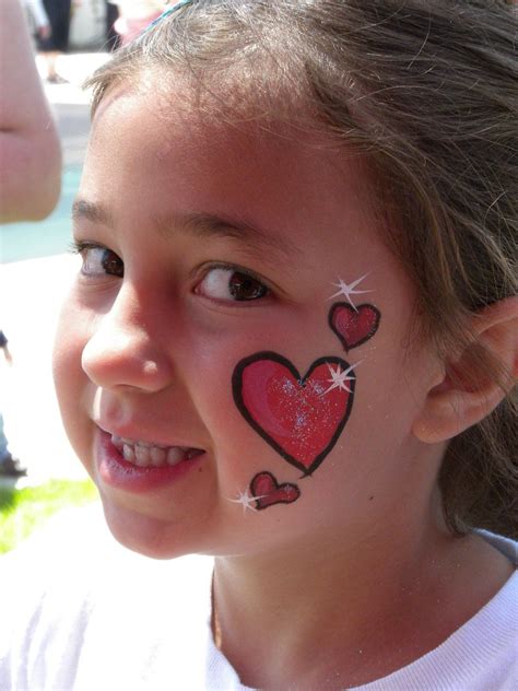 face+paint+desdemonas+designs+hearts.JPG (image) | Face painting easy ...