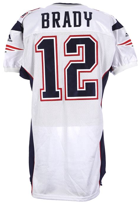 Lot Detail - 2001 Tom Brady New England Patriots Road Jersey (MEARS LOA ...