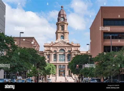 FORT WORTH, TX - May 12: Historic Tarrant County Courthouse in Fort ...