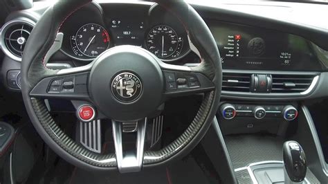 2017 Alfa Romeo Giulia INTERIOR - YouTube