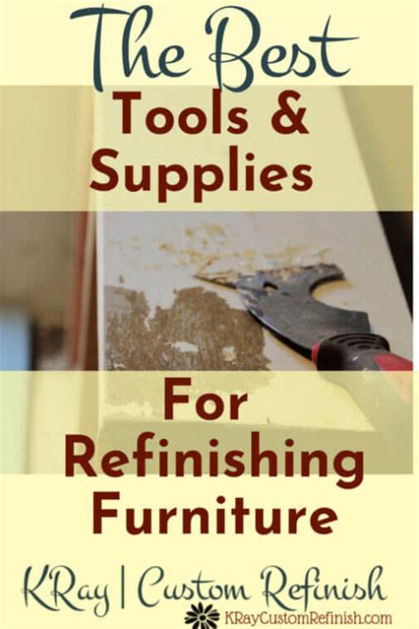 The Best Tools For Refinishing Furniture | Tools & Supplies