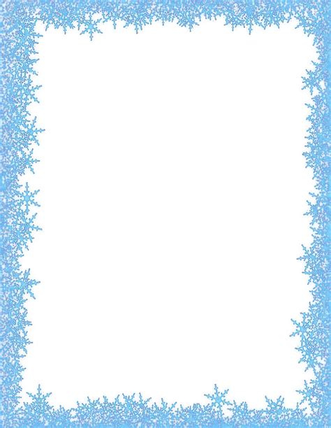 snowflakes border - /page_frames/weather/cold/snowflakes_border.jpg.html