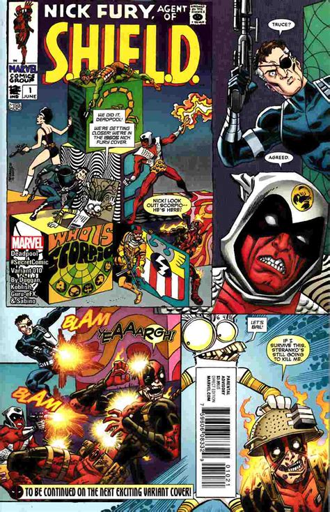 Deadpool #10 Koblish Secret Comic Variant Cover [Marvel Comic ...