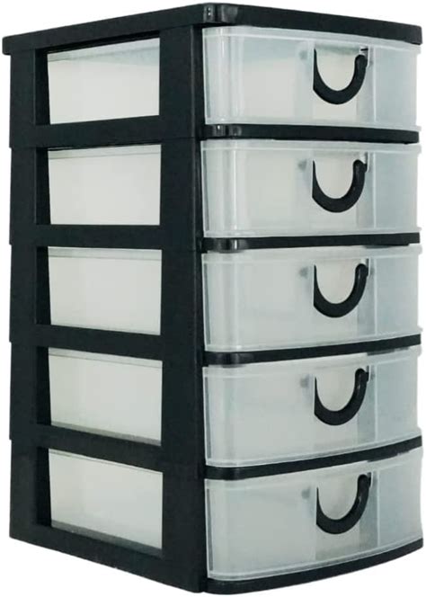 Massca Plastic Storage Drawers – Plastic Storage Bins with Drawers for ...