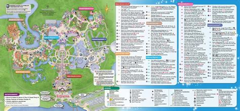 Disney World map - Disney World map Orlando (Florida - USA)