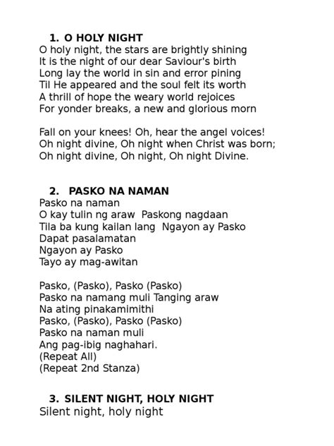 Ang Star Ng Pasko Lyrics