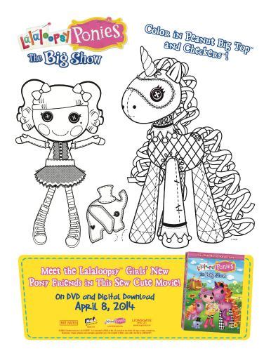 Lalaloopsy Ponies Printable Coloring Page | Sweeps4Bloggers ...