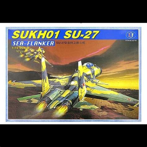 Jual Model kit Sukhoi Su-27 Rusia Pesawat Tempur Miniatur di Seller ...