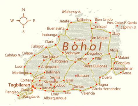 Overview Map of Bohol