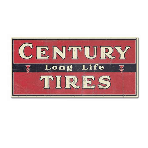 Century Tires Sign | Garage Signs | Signs | From Vintage Garage Signs