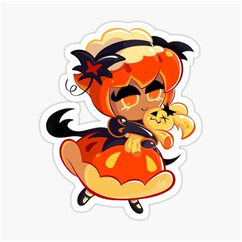 "Pumpkin Pie Cookie - Cookie Run Kingdom" Sticker for Sale by ...