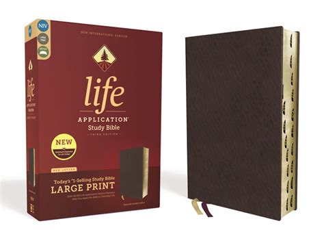 NIV, Life Application Study Bible, Third Edition, Large Print, Bonded ...