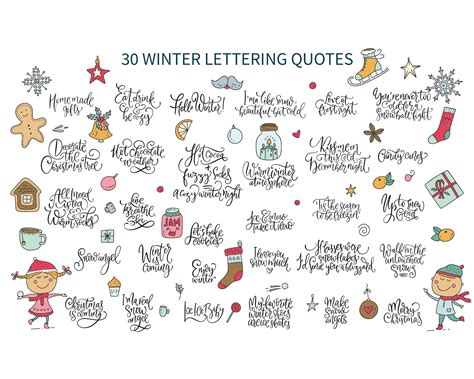 Christmas Snow Angel Quotes Letters , Winter Quotes , Printable Wall ...