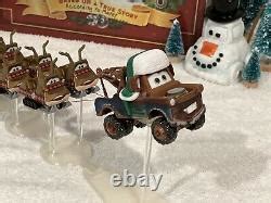 Disney Pixar Cars Mater Saves Christmas Santa & Reindeer Sled Holiday ...