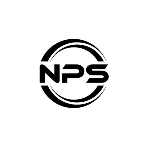 NPS letter logo design in illustration. Vector logo, calligraphy ...