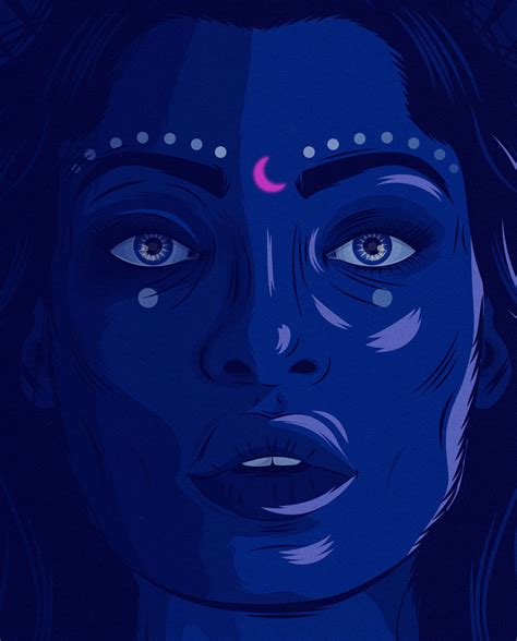 Neon Portraits on Behance