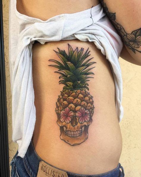 Pineapple Skull Tattoo by brandenxmartin | Pineapple tattoo, Tattoos ...