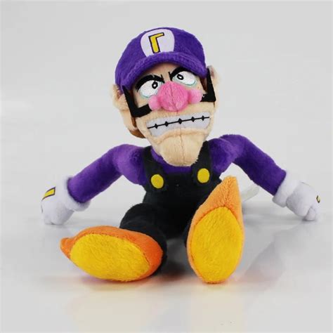 26cm Waluigi Plush Super Mario Bros Brothers Luigi Mario Waluigi Plush ...