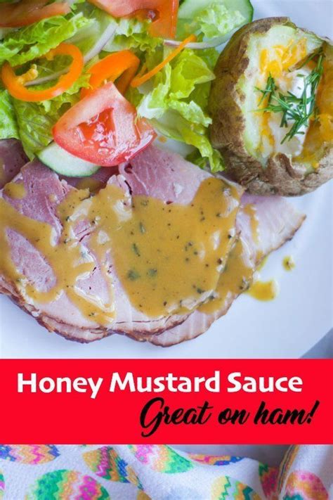 Honey Mustard Sauce for Ham | Mustard sauce for ham, Honey mustard ...