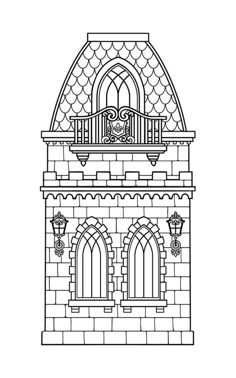 Blue castle • MarMarClipArt