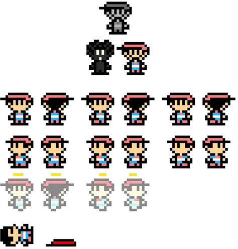 I made some ninten sprites : r/earthbound