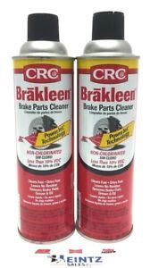 CRC Brakleen 05050 Brake Parts Cleaner/Degreaser, PowerJet Spray (2 ...