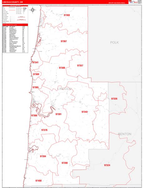 Maps of Lincoln County Oregon - marketmaps.com