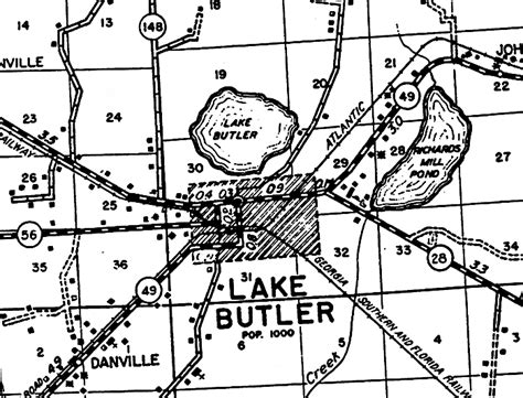 Lake Butler, 1936