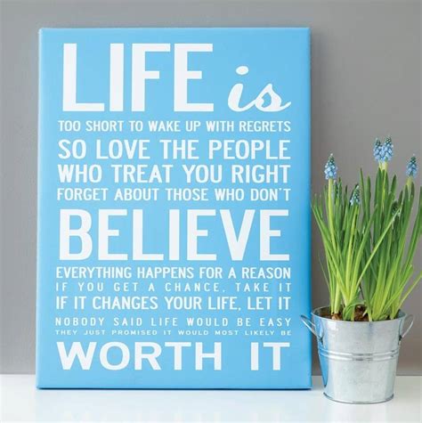 Canvas Wall Art With Quotes. QuotesGram