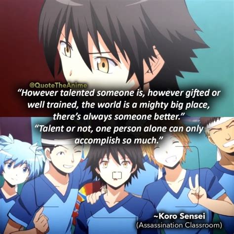 13+ Best Koro Sensei Quotes (HQ Images) Assassination Classroom - QTA