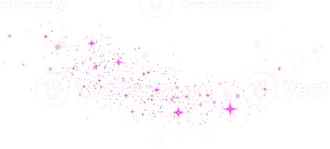 Abstract pink glitter wave illustration. Pink star dust sparkle ...