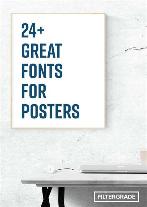 24+ Great Fonts for Posters - FilterGrade