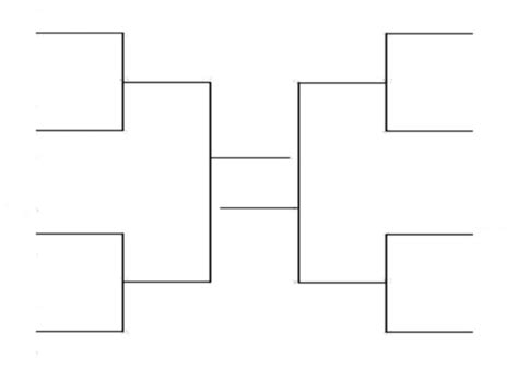 8 Team Tournament Bracket Template