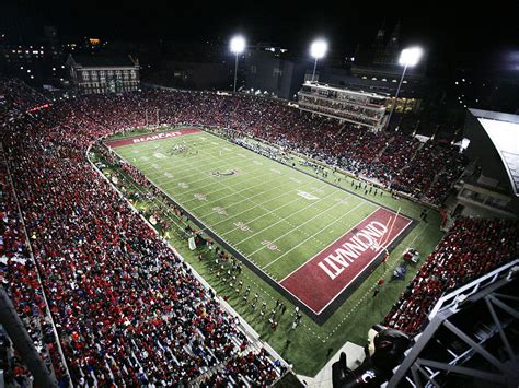 Cincinnati Nippert Stadium The Home Of Bearcat Football by University ...