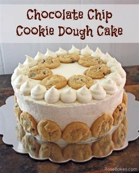 Chocolate Chip Cookie Dough Cake