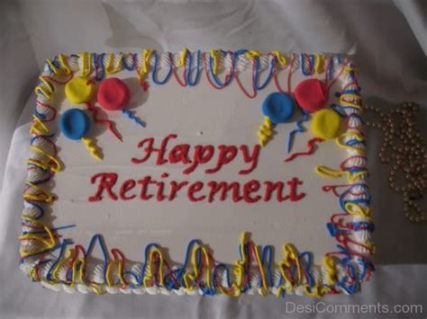 Happy Retirement With Cake - Desi Comments