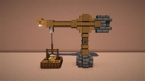 A simple crane design : Minecraftbuilds