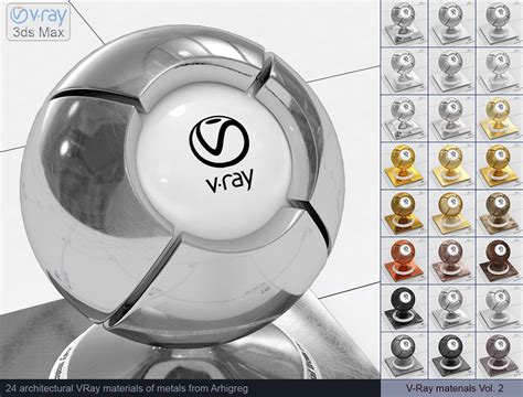 VRay material Collection - 264 VRay materials for 3dsMax