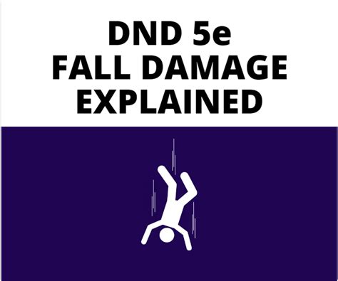 DnD 5e Fall Damage Explained - The GM Says