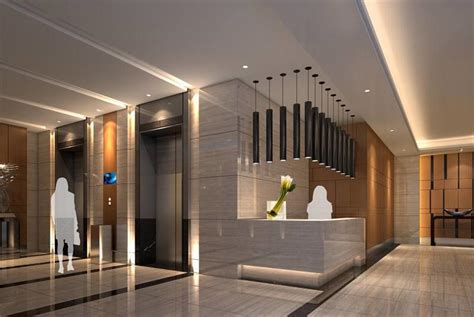 What are the key points in hotel lobby lighting design?