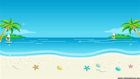 Cartoon Beach Wallpapers - Top Free Cartoon Beach Backgrounds ...