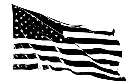 Tattered American Flag Vector at GetDrawings | Free download