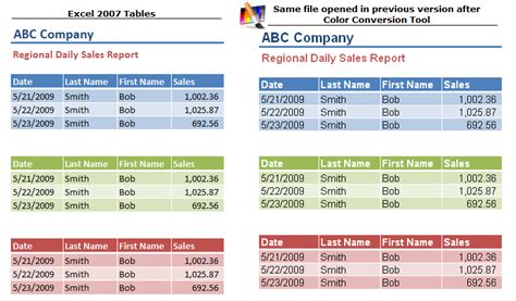 Excel's Color Palette Compatibility Solution