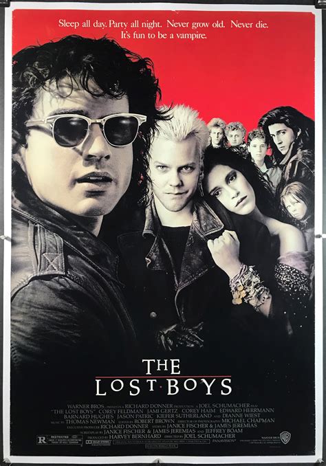 LOST BOYS, Original Vampire Horror Movie Poster starring Kiefer ...